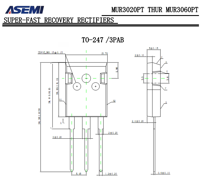 MUR3020PT中文资料参数书